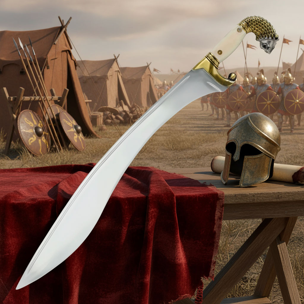 Espada de combate de Alexandre, o Grande (falcata)