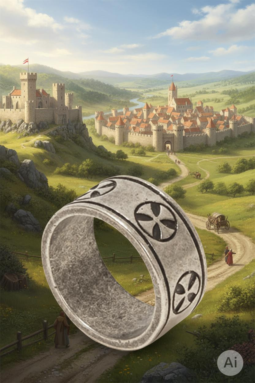 Anel Cruz Templária