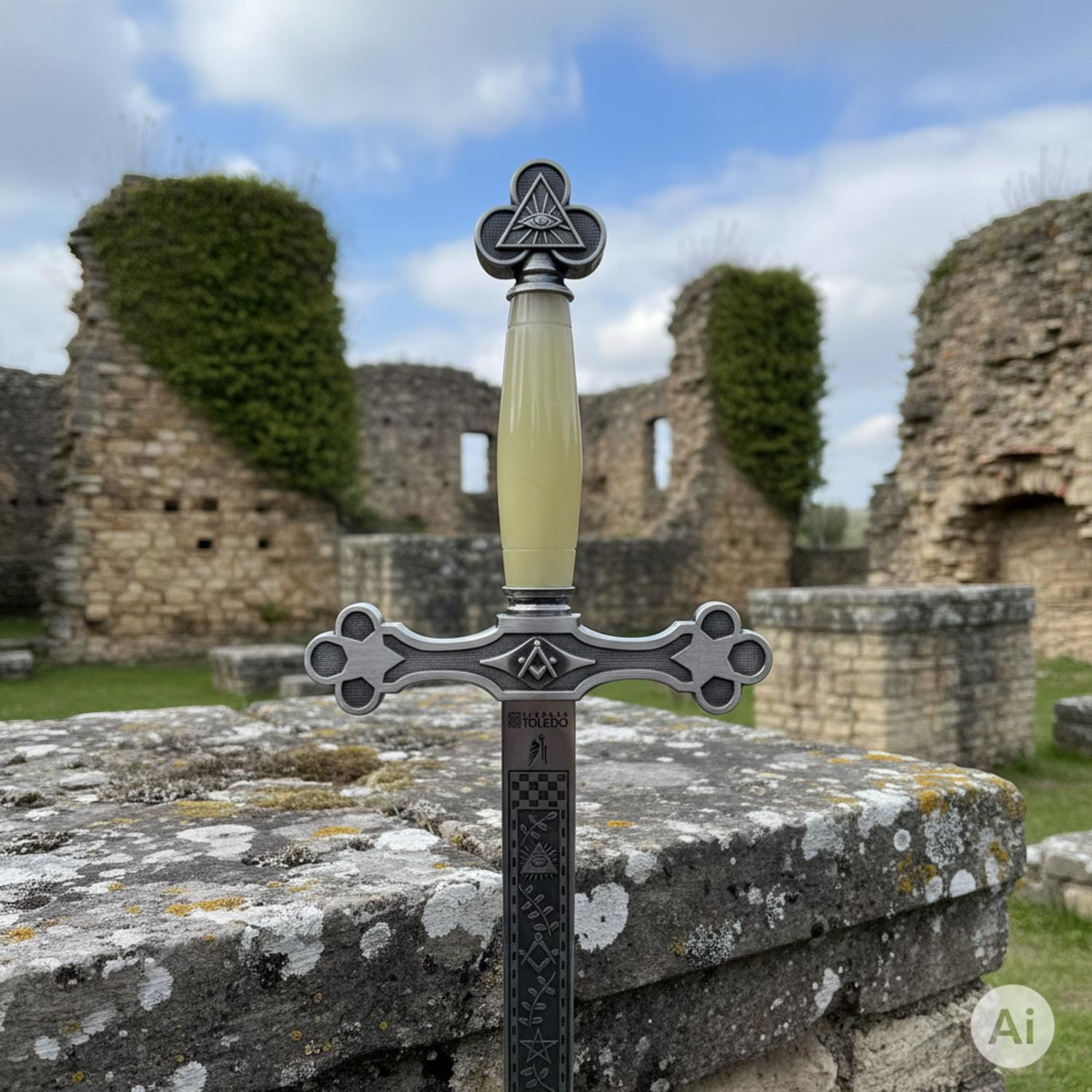 Madrepérola Espada Loja Maçônica