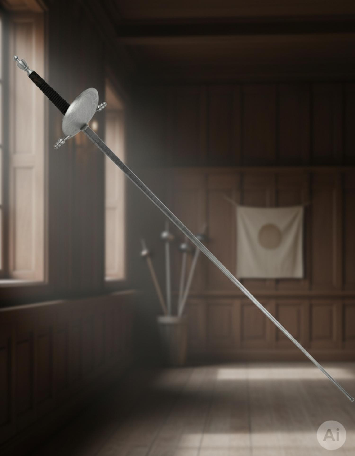 Florete de concha decorativo, rústico