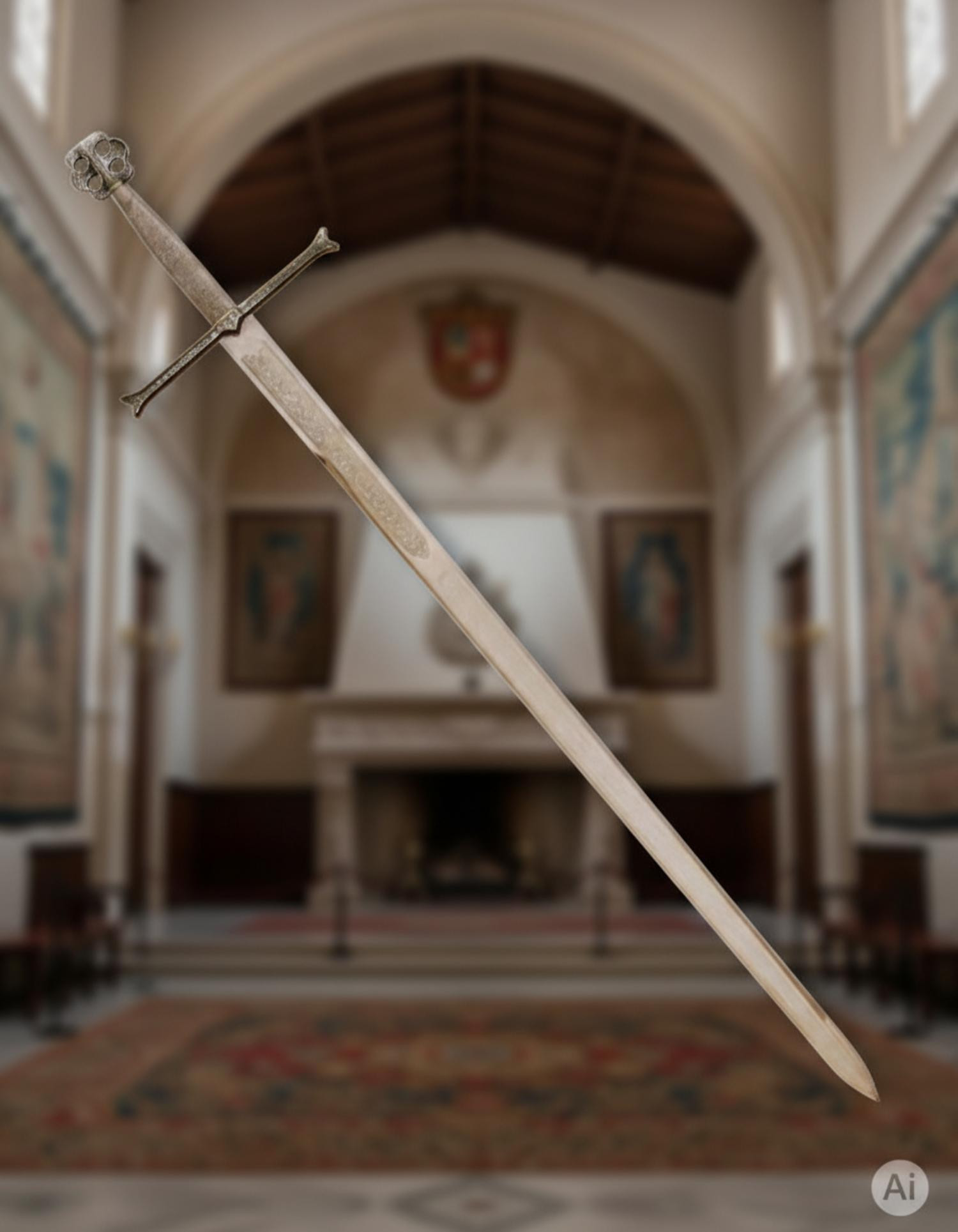 Espada Reyes Católicos, rústica