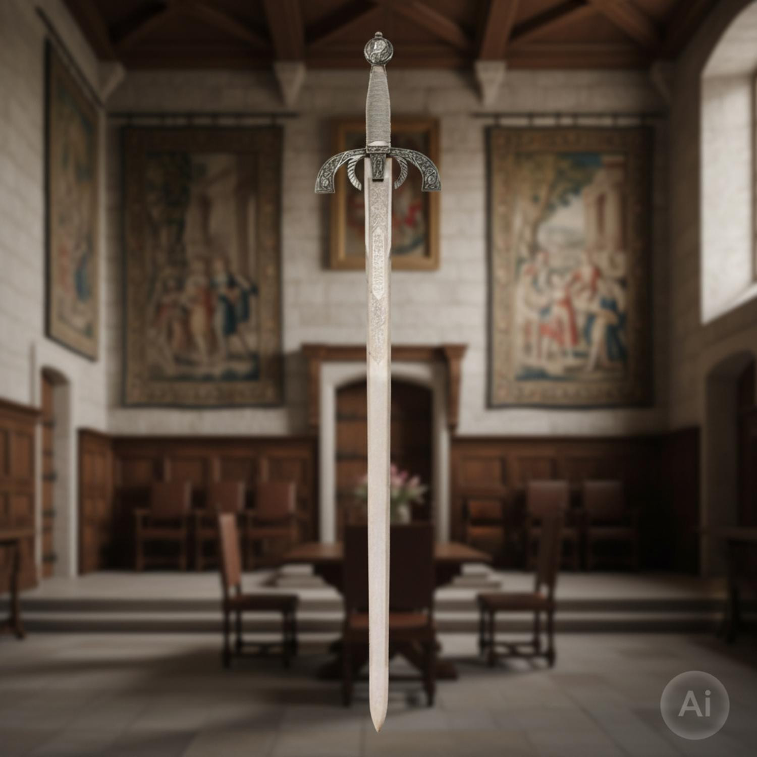 Espada Duque de Alba, acabamento rústico