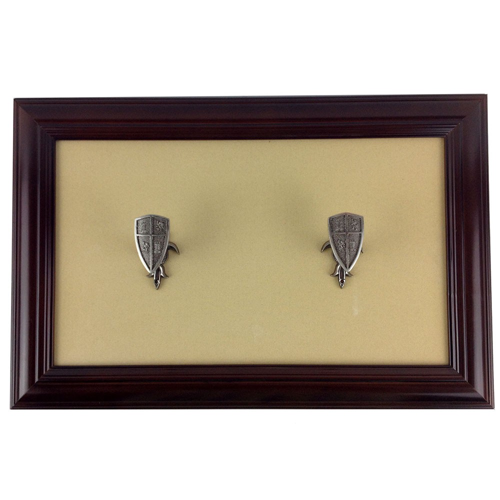 Exibição do quadro 1 pistola (30x45 cms.)