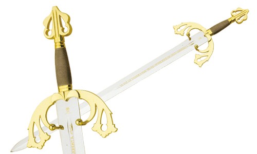 Espada Tizona El Cid em Ouro