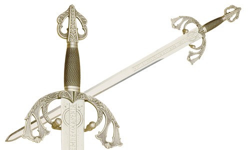 Espada Tizona del Cid em Prata