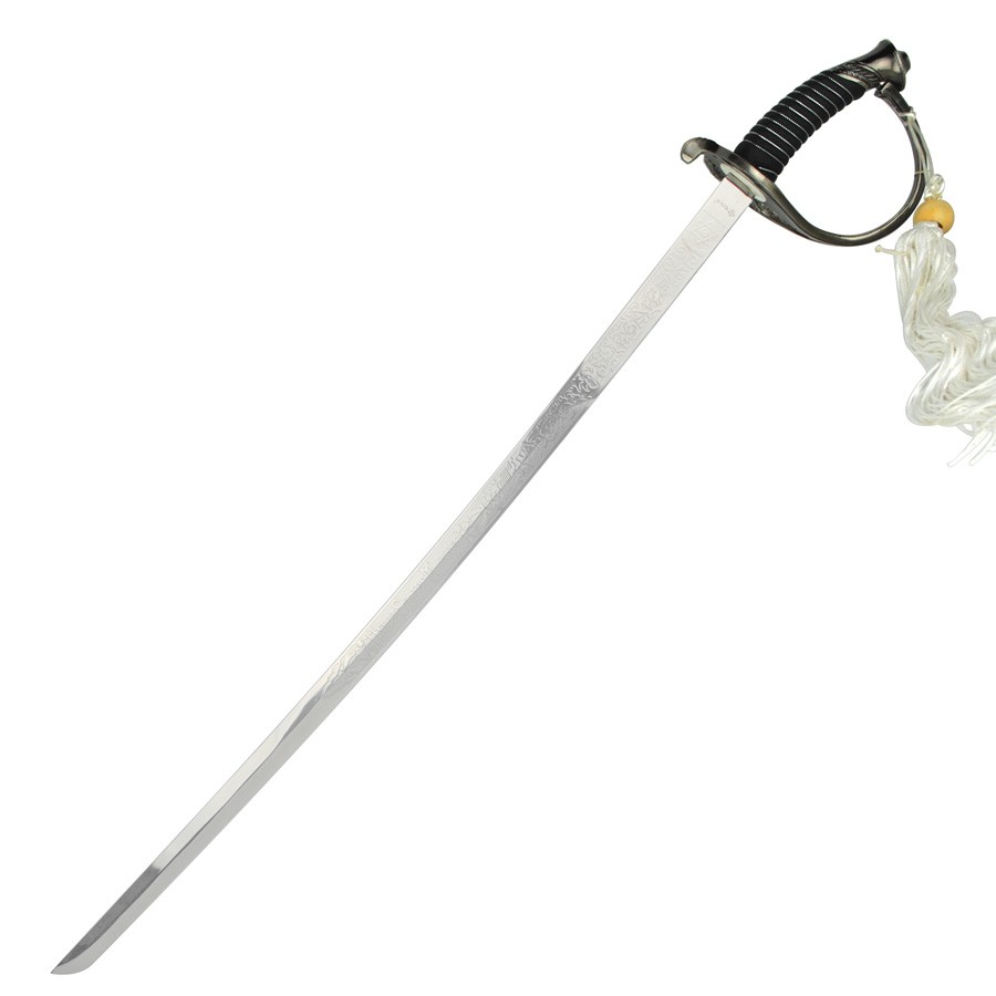 Militar dos EUA Sable, acabamento em prata