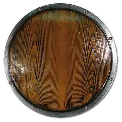 Escudo viking de látex funcional