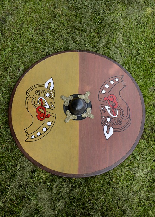 escudo viking de madeira