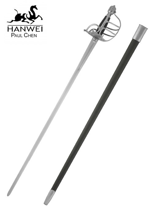 Espada de punho mortuário para práticas