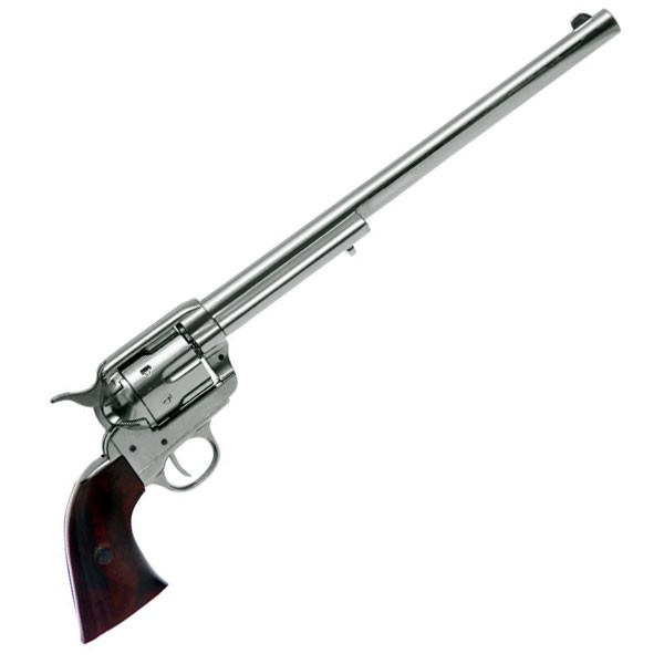 Revólver Peacemaker niquelado, EUA 1873