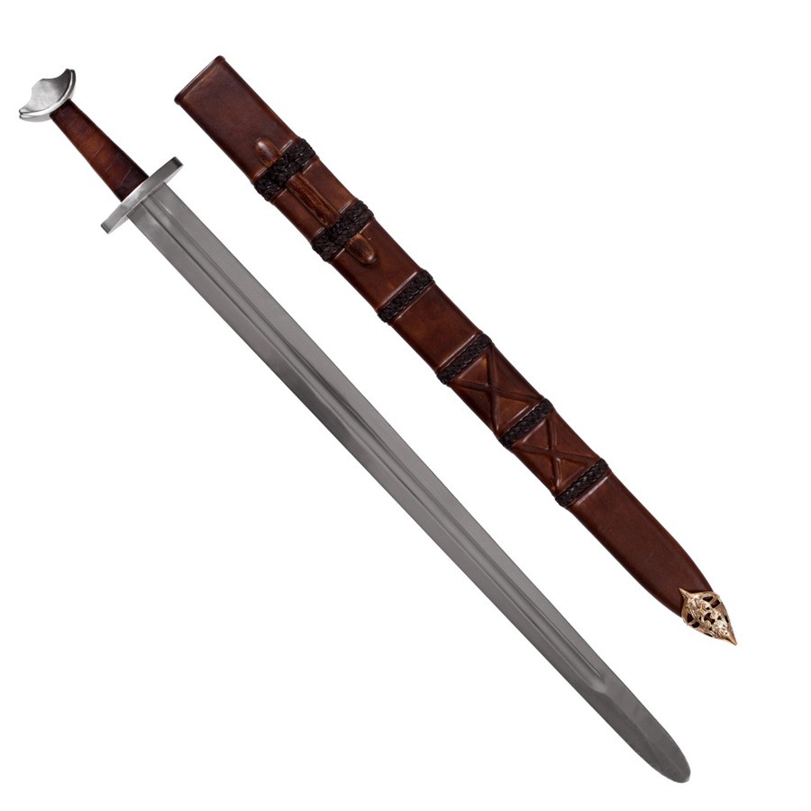 Espada viking funcional com bainha