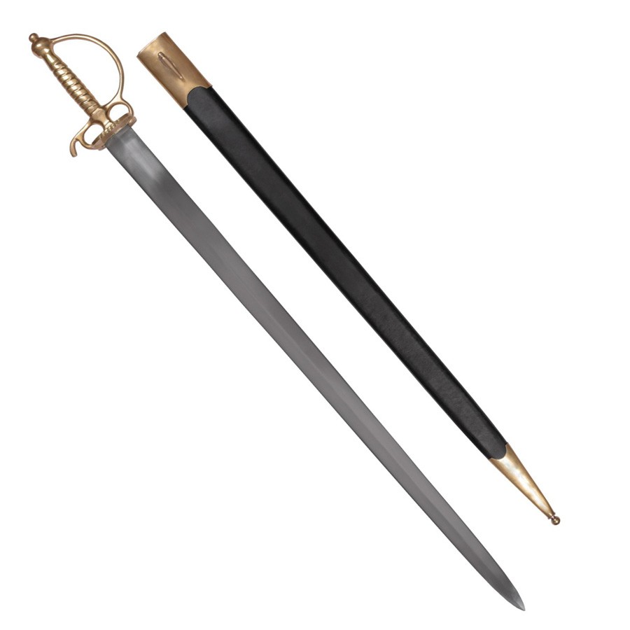 Espada europeia curta, século XVIII