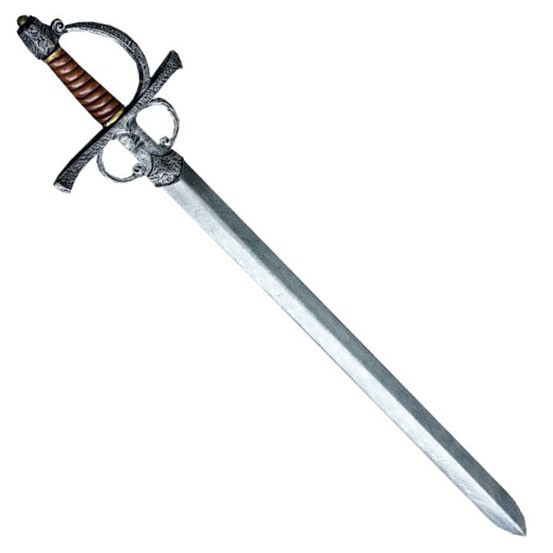 Espada florete de látex, 85 cms.