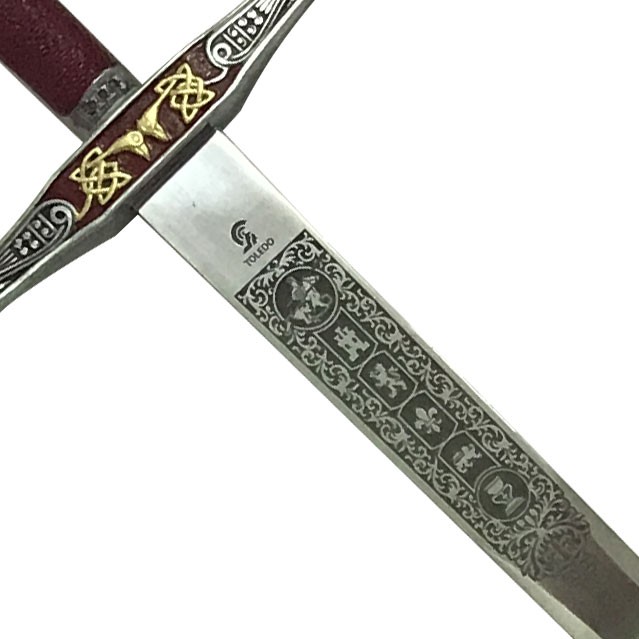 espada Excalibur decorada