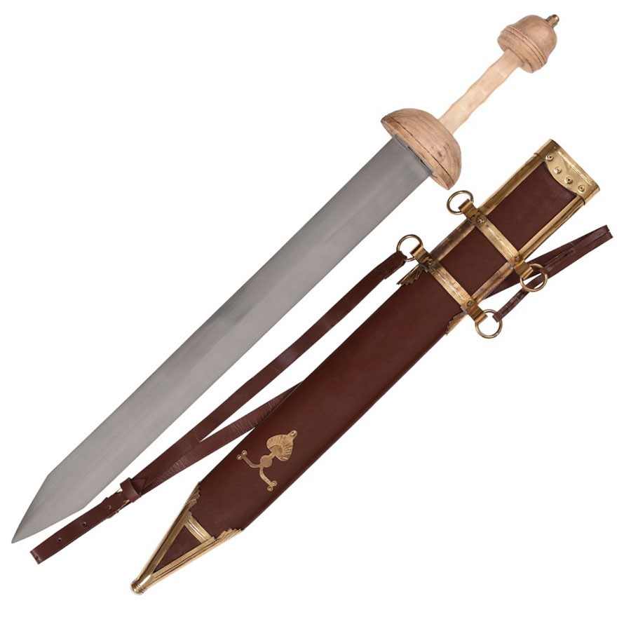 Gladius Pompeii com bainha e cinto