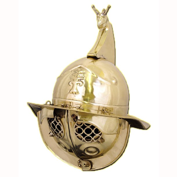 Capacete Thracian Pompeii em latão