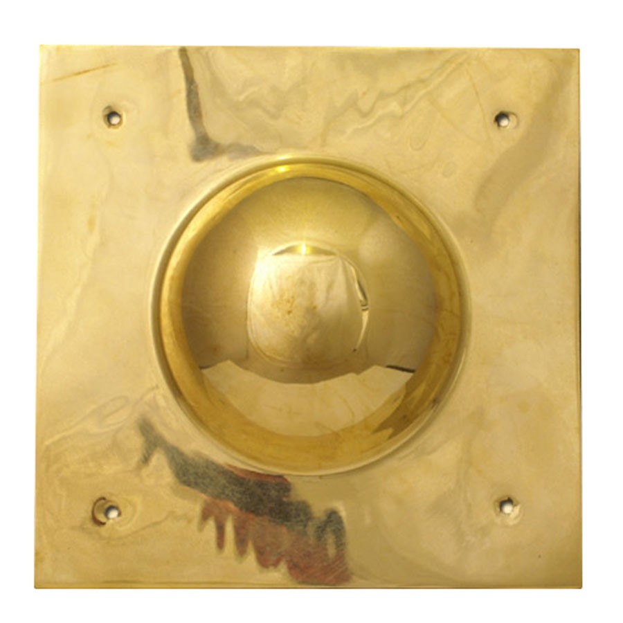 Umbo quadrado em latão