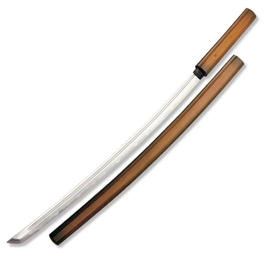 Shirasaya Katana madeira escura