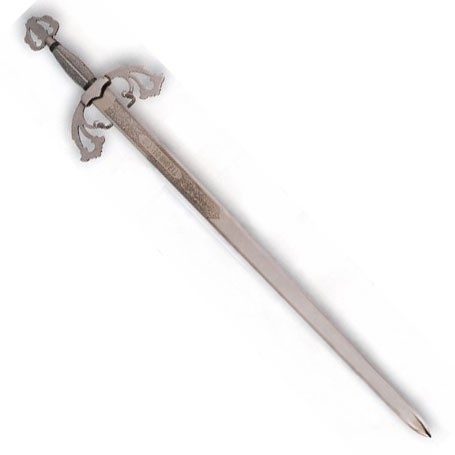 Espada rústica Tizona Cid, costelas de punho