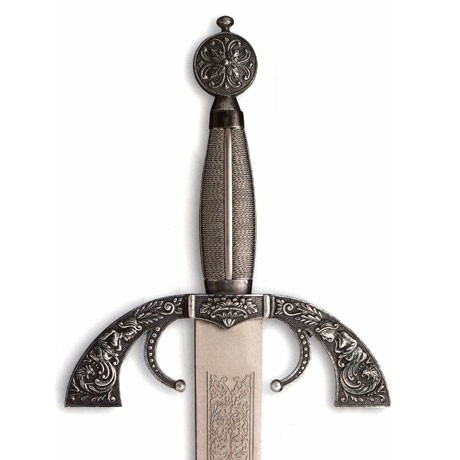 Rústica Grande Espada do Capitão, Punho de Costela