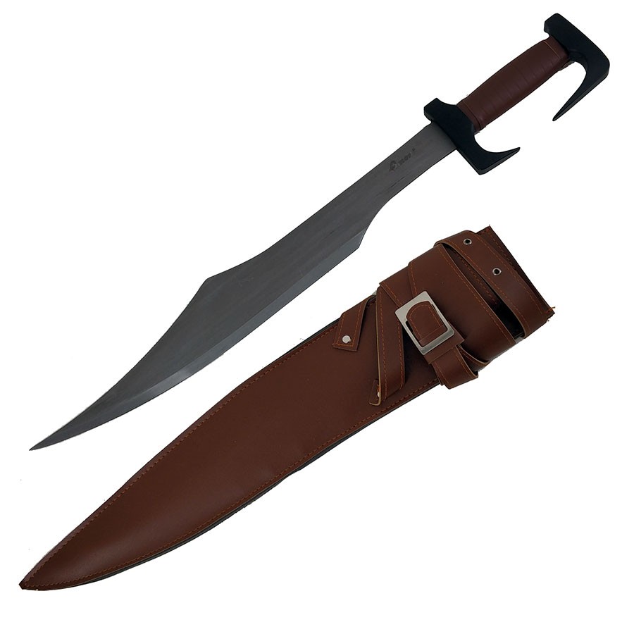 Espada espartana com bainha e cinto