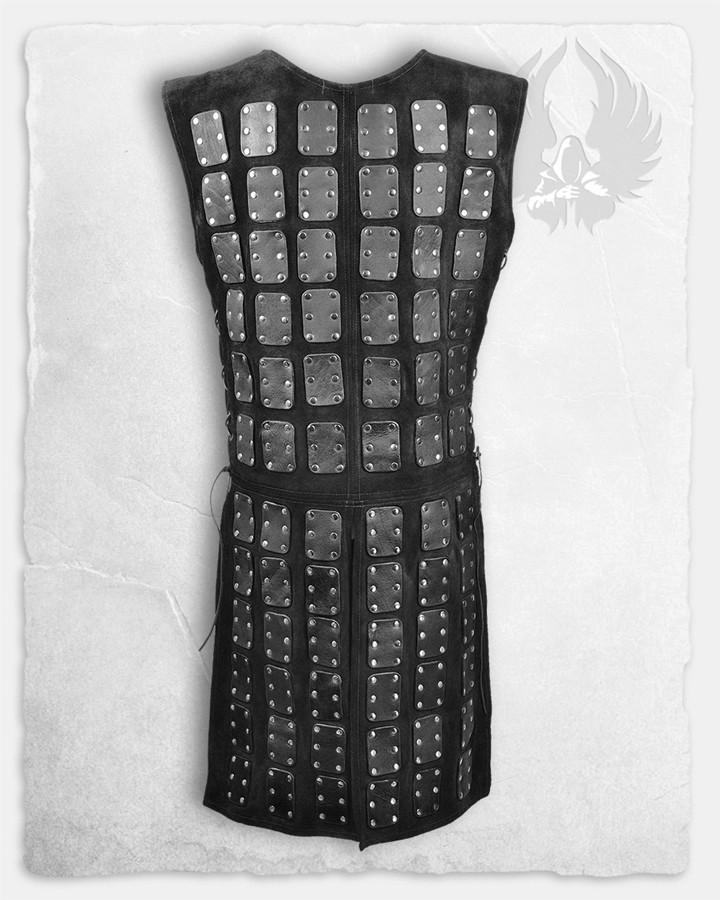 Brigantina Osric em couro preto