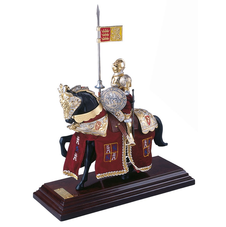 Knight Armor Capacete espanhol a cavalo (33 cms.)