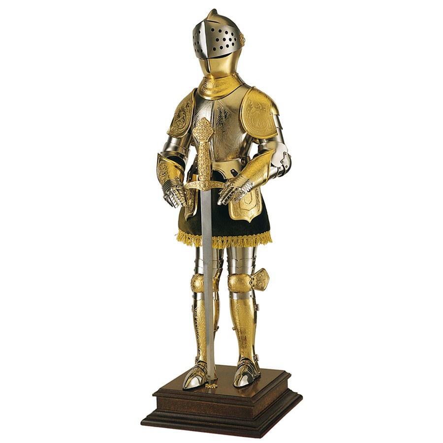 Armadura gravada Marto, 61 cms.