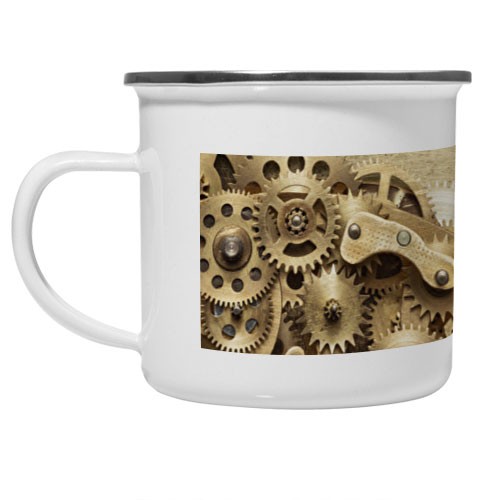 Caneca vintage de latão SteamPunk