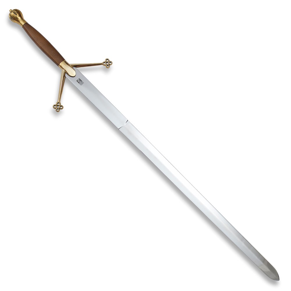 Espada Escocesa Claymore cabo de madeira, 133 cms.