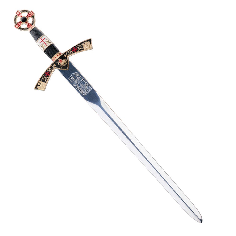 Miniespada Cavaleiro Templário Decorado