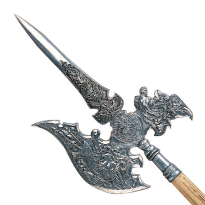 Alabarda medieval decorativa, séc.