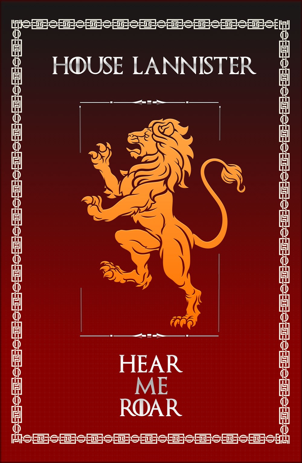 Banner Game of Thrones House Lannister (70x100 cms.)
