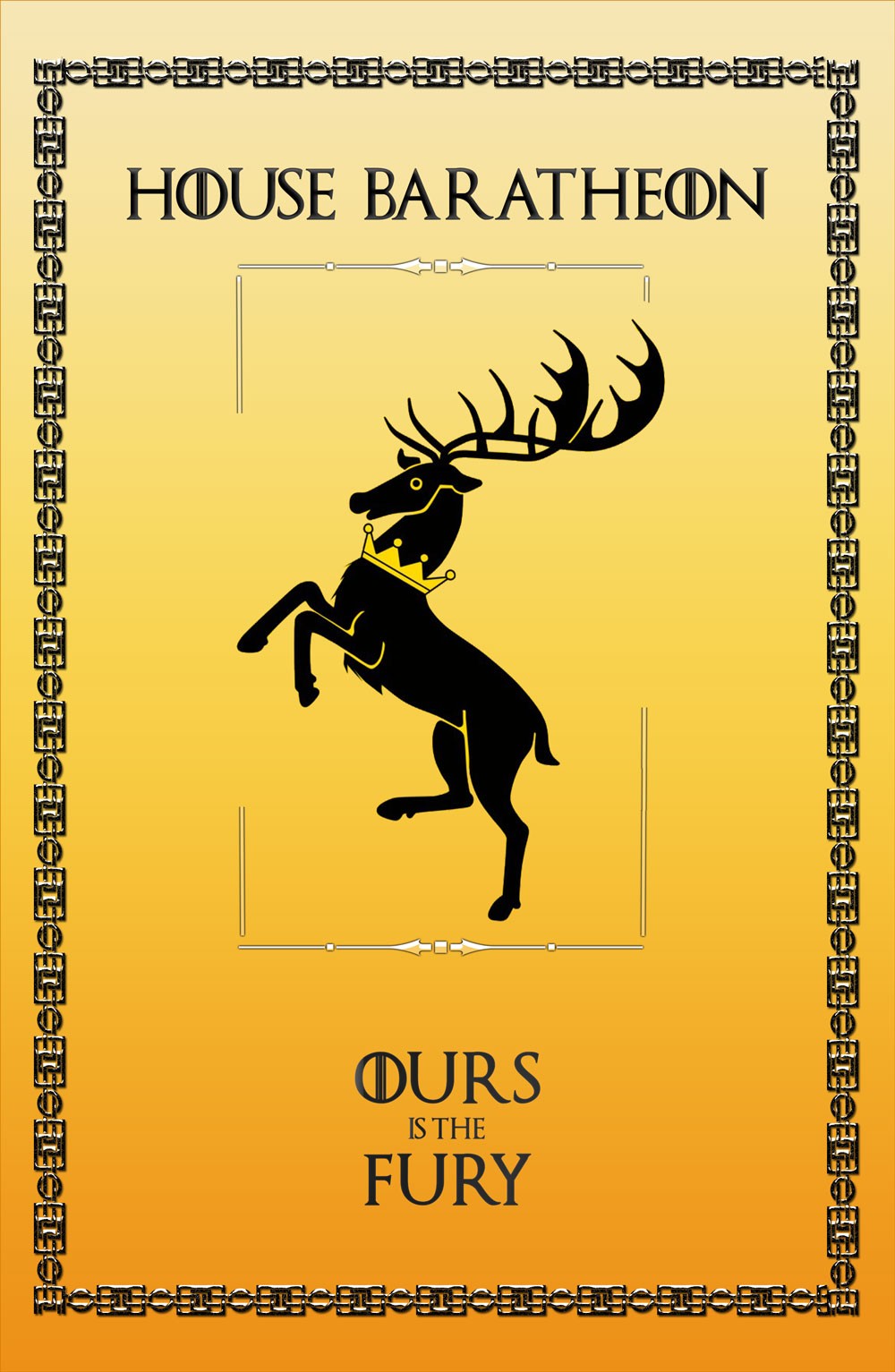 Banner Game of Thrones House Baratheon (70x100 cms.)