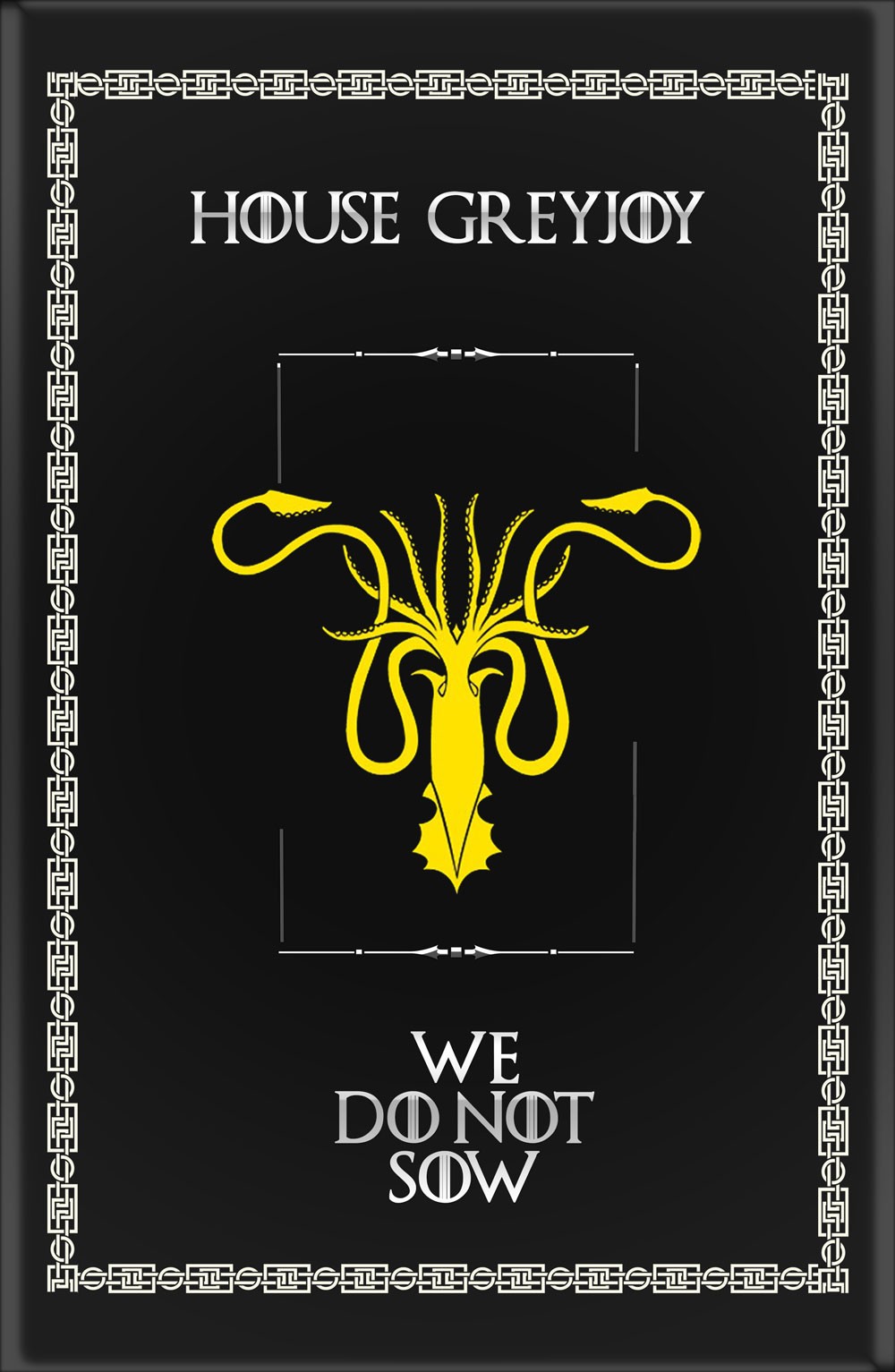 Banner Game of Thrones House GreyJoy (70x100 cms.)