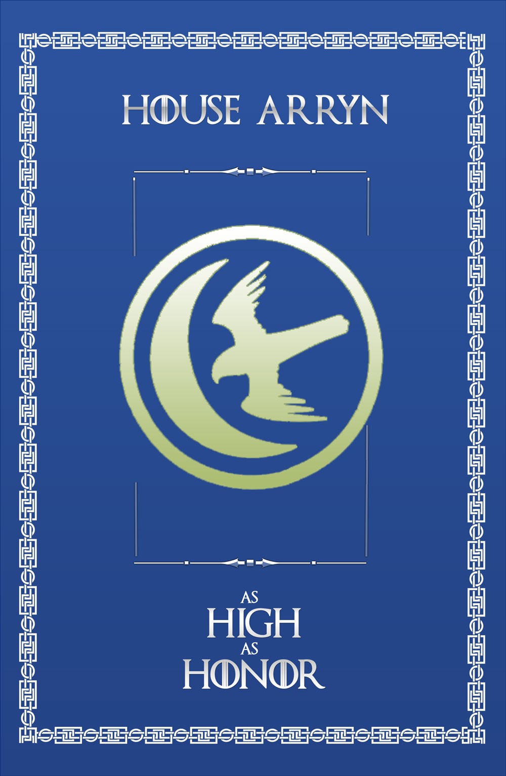 Banner Game of Thrones House Arryn (70x100 cms.)