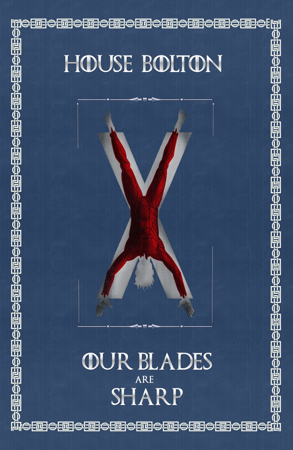Banner Game of Thrones House Bolton (70x100 cms.)