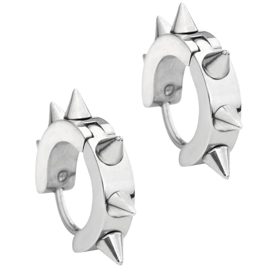 brincos góticos de prata