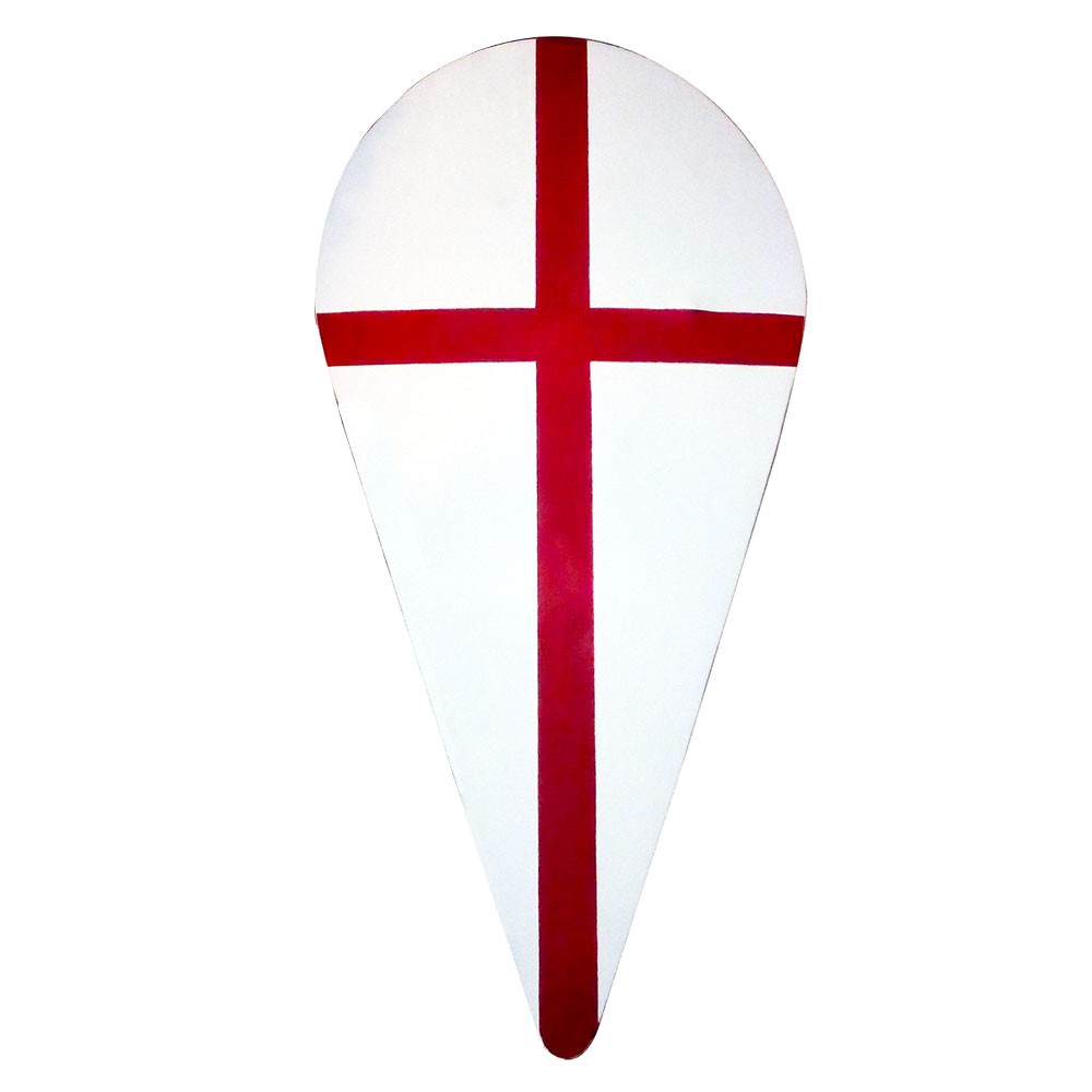 Escudo Templário em forma de lágrima