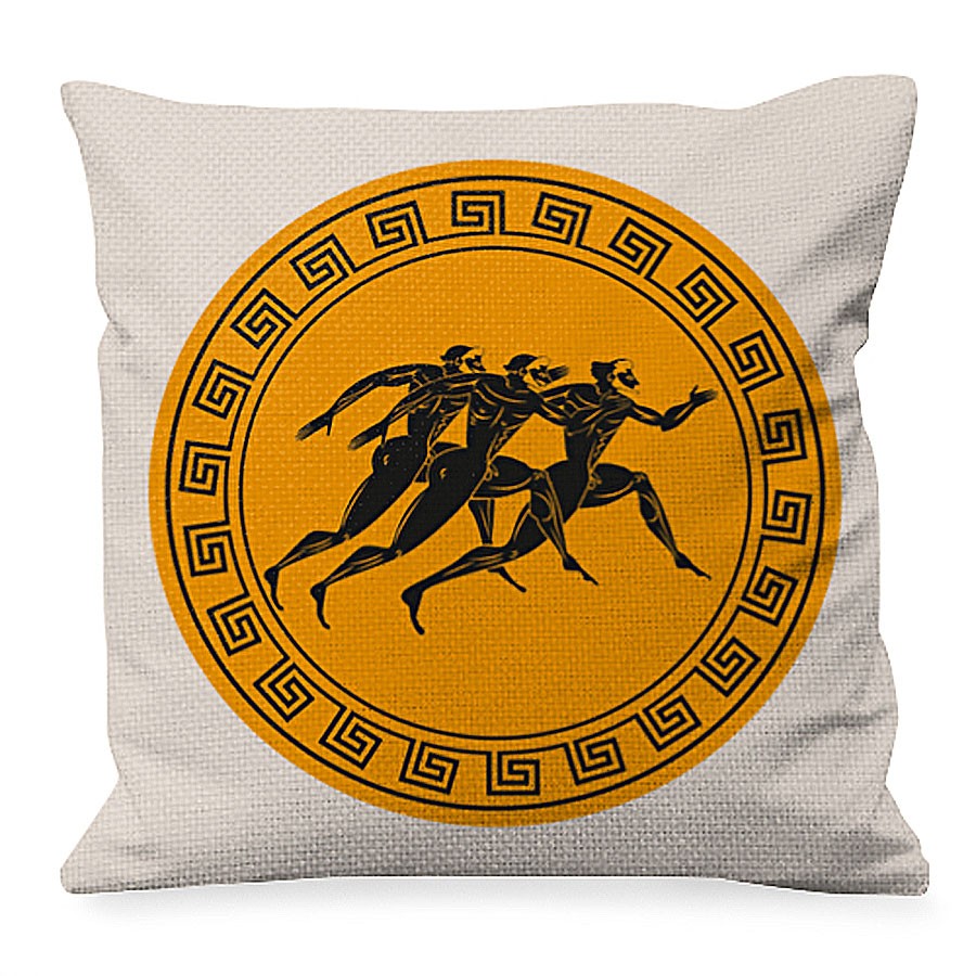 Travesseiro decorativo dos Jogos Olímpicos da Grécia Antiga