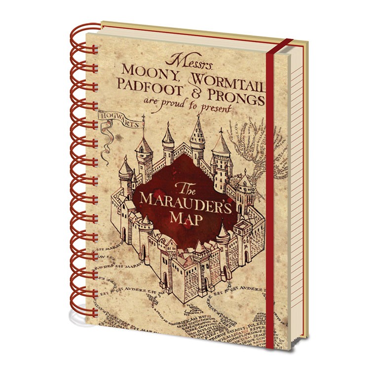 Bloco de notas do mapa do Maroto, Harry Potter