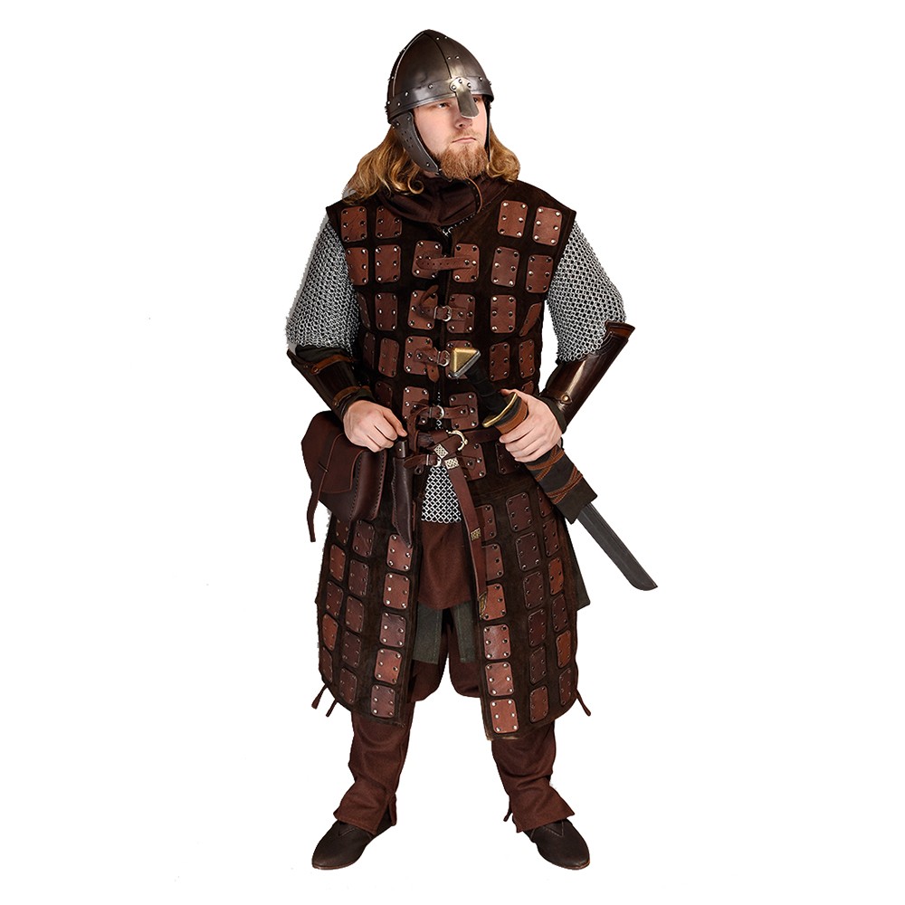 Brigantina Osric em couro marrom