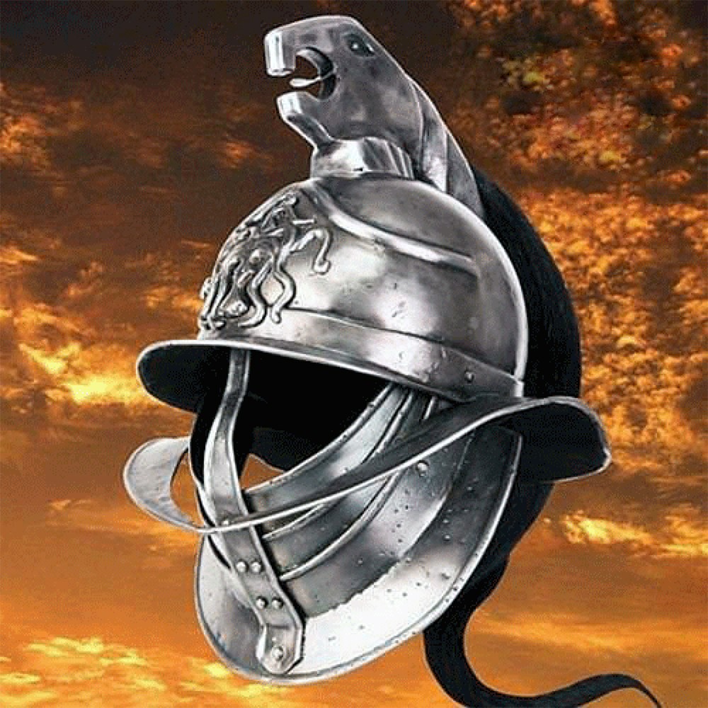 Capacete do soldado Thracian Spartacus