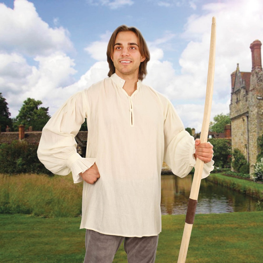 Camisa medieval Fiesta, creme