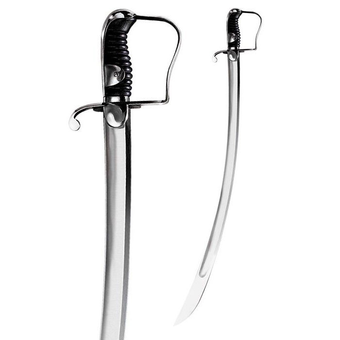 Sabre de luz de cavalaria funcional, ano 1796