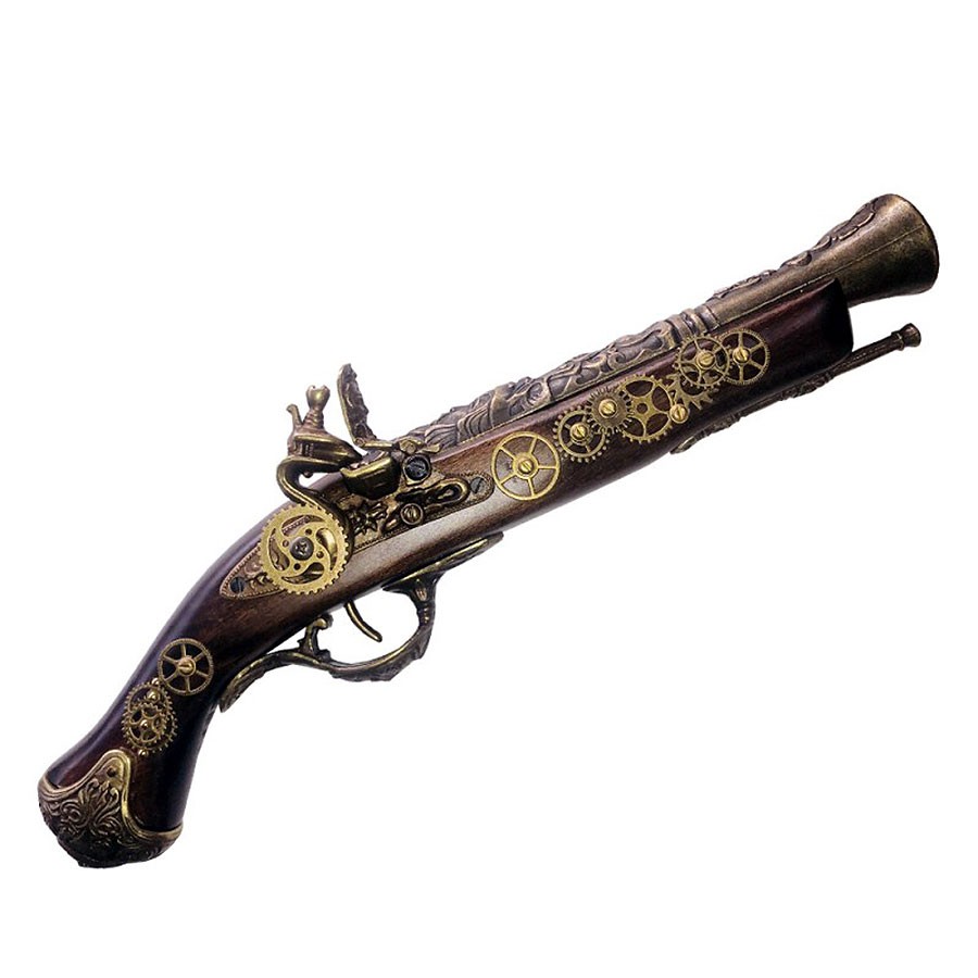 Pistola Flintlock Blunderbuss, SteamPunk II