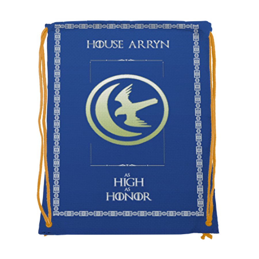 Bolsa de cordão House Arryn de Game of Thrones (34x42 cms.)