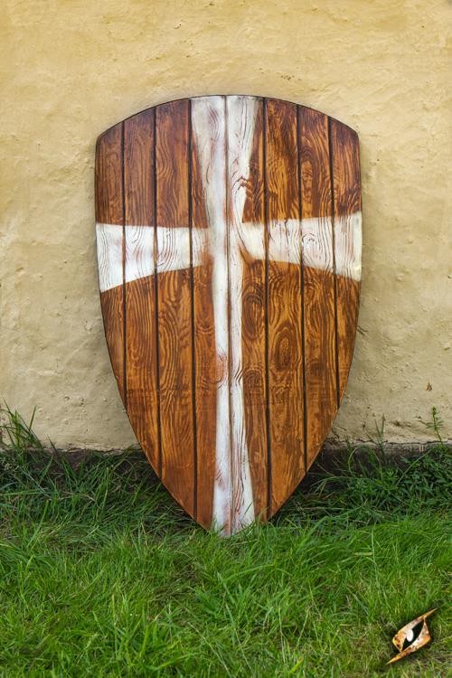 Escudo LARP Crusaders, 90 x 60 cm.