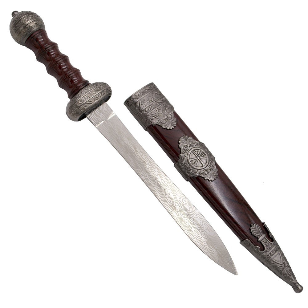 A espada Romana Gladius níquel