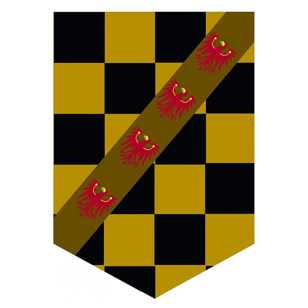 Estandarte Medieval Águia com quadros